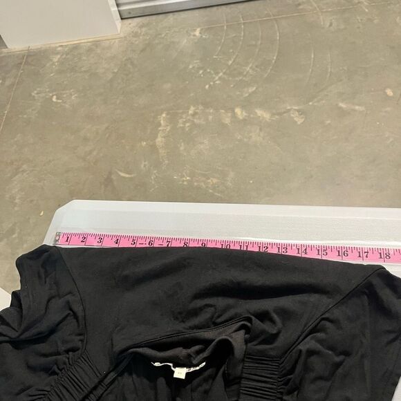 Kimi + Kai Maternity‎ Gown Off Shoulder Black Maxi Dress Abigail Formal Size M - Picture 5 of 9